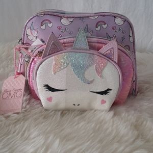 NWT 3 Assorted Miss Gwen's OMG Unicorn Accessorie Bag Set